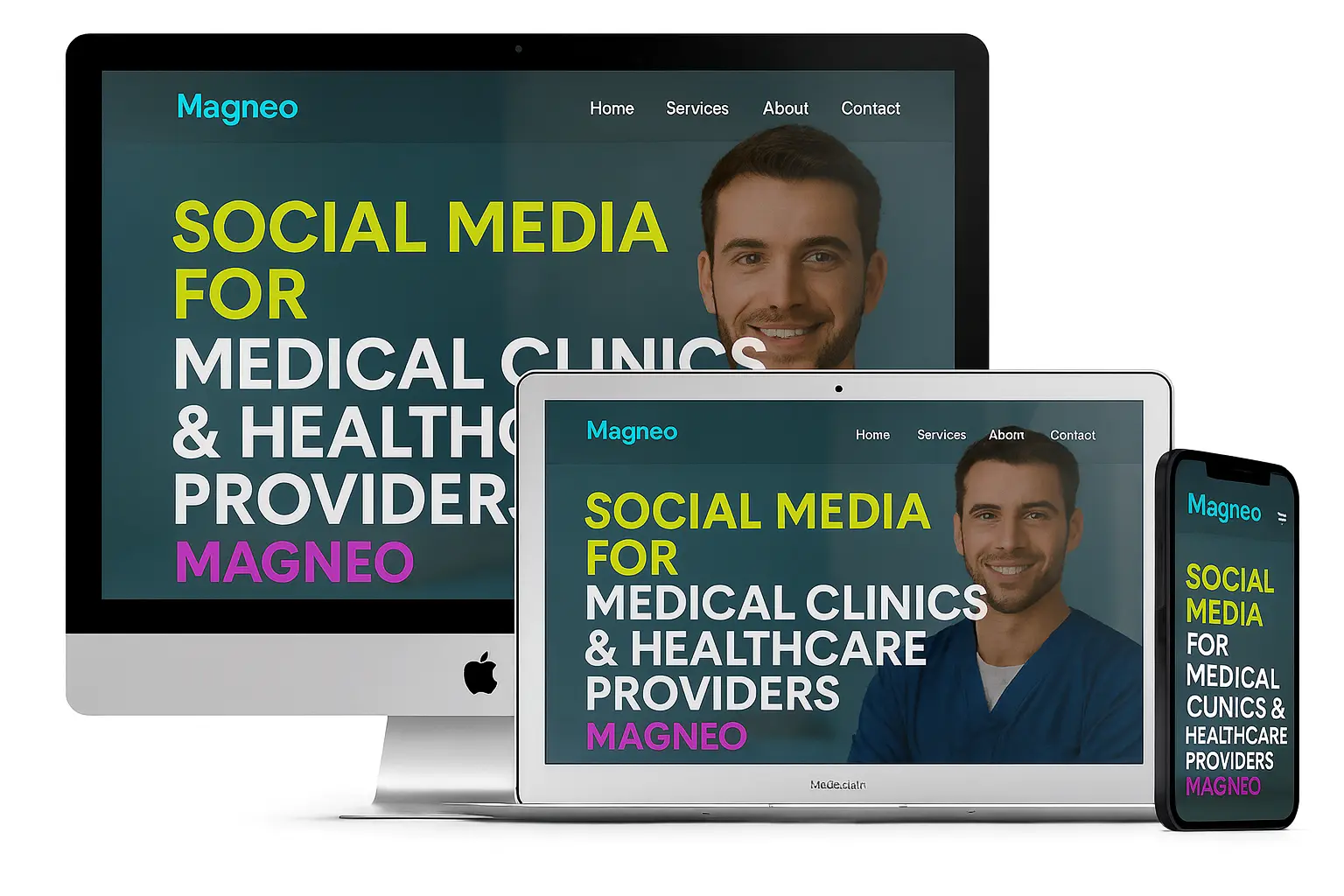 Social media strategy for medical clinics and healthcare providers by Magneo