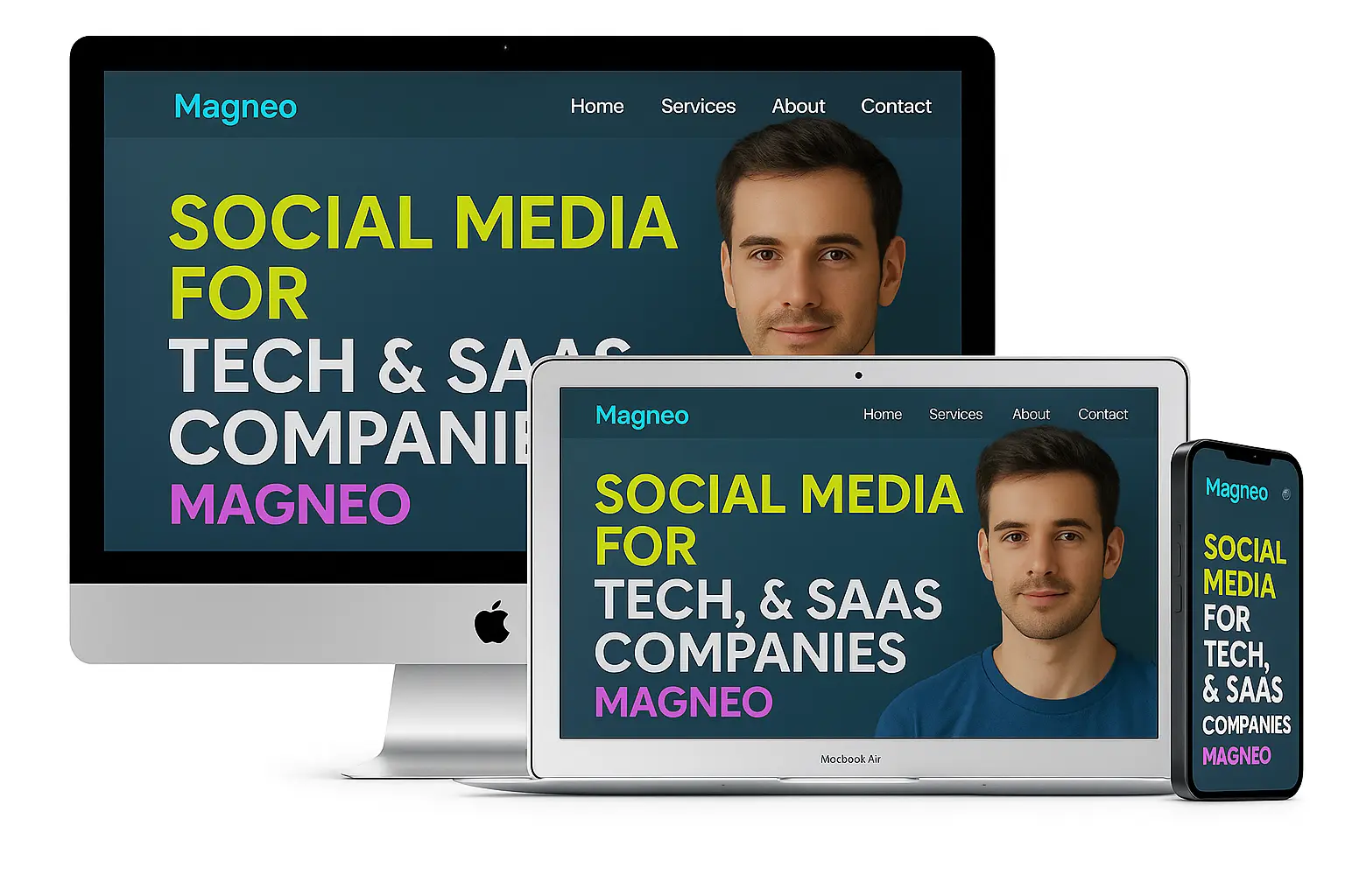 Social media strategy for tech and SaaS companies by Magneo